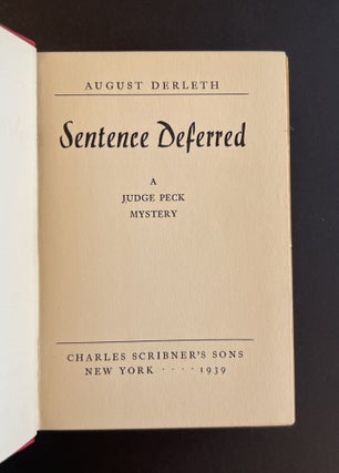 Sentence Deferred (A Judge Peck Mystery)