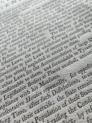 [Declaration of Independence] A Declaration by the Representatives of the United States, in General Congress Assembled. . .