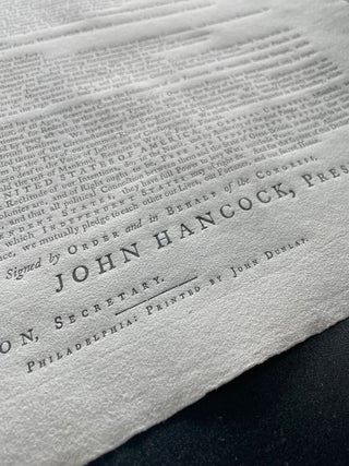 [Declaration of Independence] A Declaration by the Representatives of the United States, in General Congress Assembled. . .