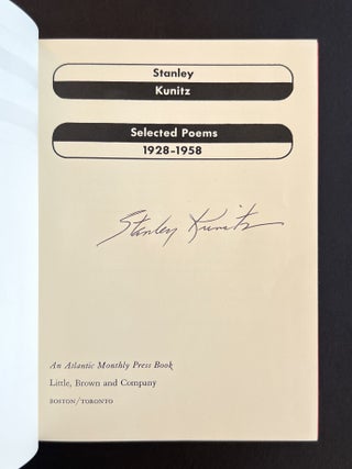 Selected Poems, 1928-1958