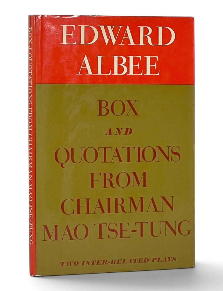 Item #11272 Box and Quotations from Chairman Mao Tse-Tung: Two Inter-Related Plays. Edward Albee.