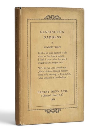 Item #11352 Kensington Gardens. Humbert Wolfe