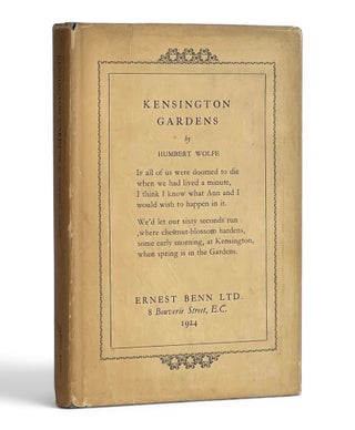 Item #11352 Kensington Gardens. Humbert Wolfe