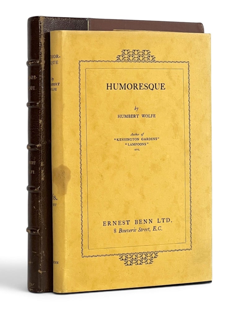 Item #11353 Humoresque. Humbert Wolfe.