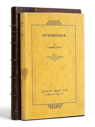 Item #11353 Humoresque. Humbert Wolfe