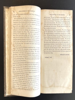 [Emancipation Proclamation, State of the Union Address] Message of the President of the United States to the Two Houses of Congress at the Commencement of the Third Session of the Thirty-Seventh Congress