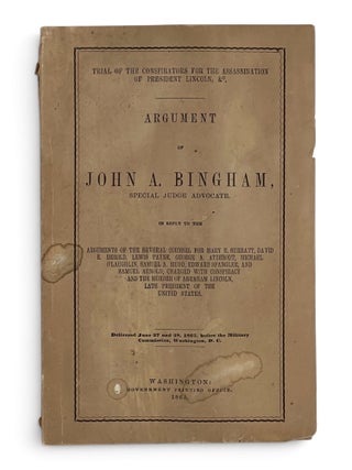 Item #11526 Trial of the Conspirators for the Assassination of President Lincoln, &c....