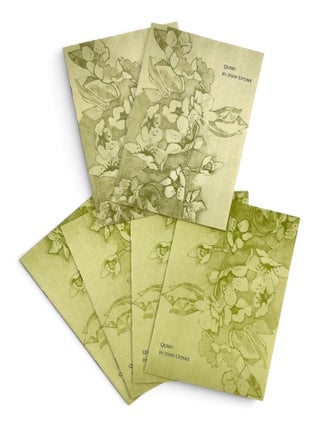 Item #11529 [Greeting Cards] Query [6 copies of various states]. Albondocani Press, John Updike