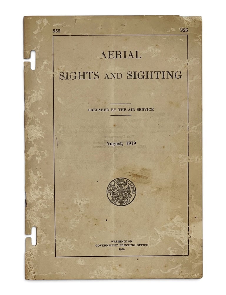 Item #11591 Aerial Sights and Sightings, August, 1919. War Department, the Air Service.