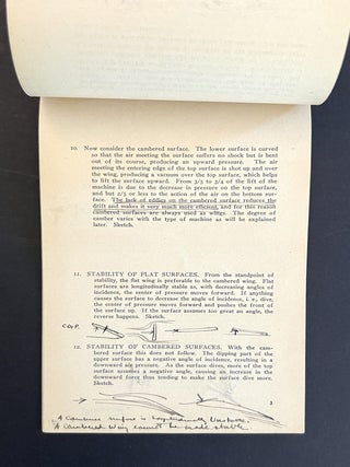 Airplane Department, Lecture Notes. Part I. Nomenclature [and] Part II. Theory of Flight