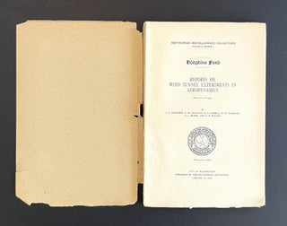 Hodgkins Fund: Reports on Wind Tunnel Experiments in Aerodynamics (Smithsonian Miscellaneous Collections, Volume 62, Number 4)