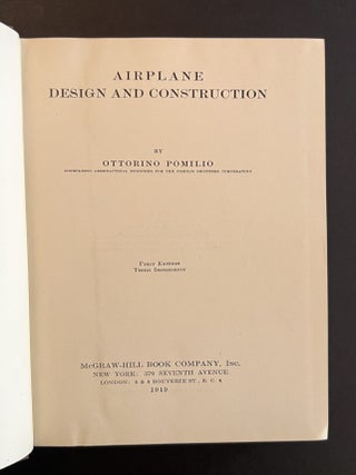 Airplane Design and Construction