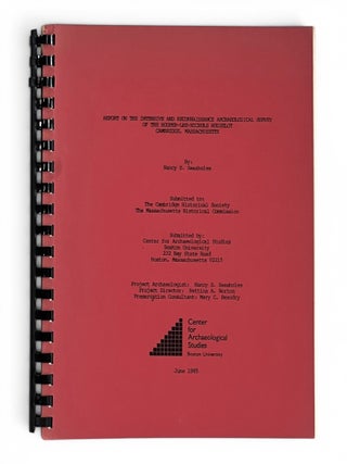 Item #11627 Report on the Intensive and Reconnaissance Archaeological Survey of the...