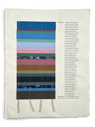 Item #11641 [Broadside] From Finland. Janus Press, Judith Haswell