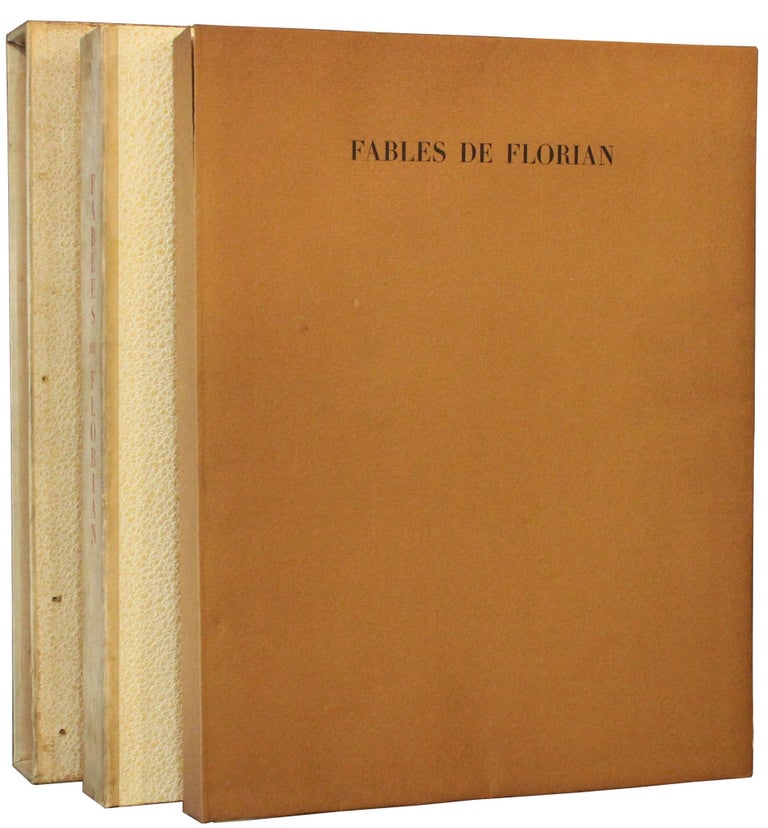 Item #4242 FABLES DE FLORIAN w/Prospectus. Private Press, Jean-Pierre Claris de Florian |, G. A. Chopard.