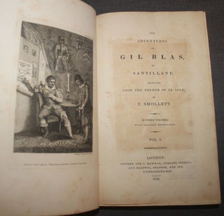 THE ADVENTURES OF GIL BLAS, OF SANTILLANE . . . In Three Volumes (Complete)