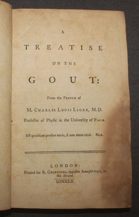 A TREATISE ON THE GOUT