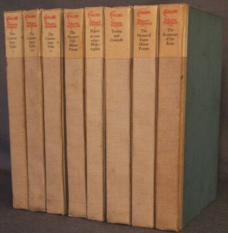 Item #5058 [Shakespeare Head Press] THE WORKS OF GEOFFREY CHAUCER (8 Volumes, Complete,...