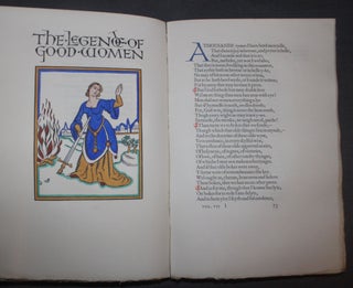 [Shakespeare Head Press] THE WORKS OF GEOFFREY CHAUCER (8 Volumes, Complete, w/Prospectus)