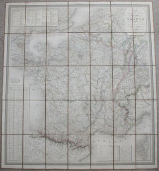 Item #5475 [Map] CARTE ADMINISTRATIVE, PHYSIQUE, ET ROUTIERE DE LA FRANCE. | association Dufour,...