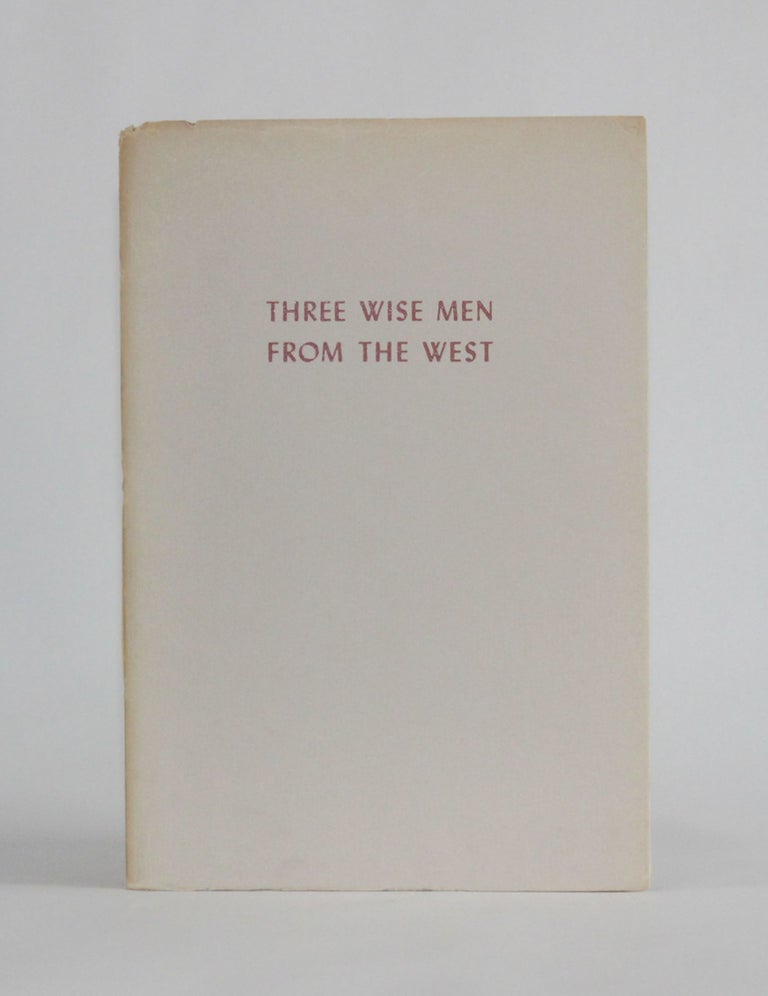 Item #6175 THREE WISE MEN FROM THE WEST. Private Press, Jan | Naaiijkens, Herbert Kleist, wood, John DePol.