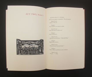 THE QUAKER CITY HOLY LAND EXCURSION, An Unfinished Play by Mark Twain, 1867 (w/Prospectus)