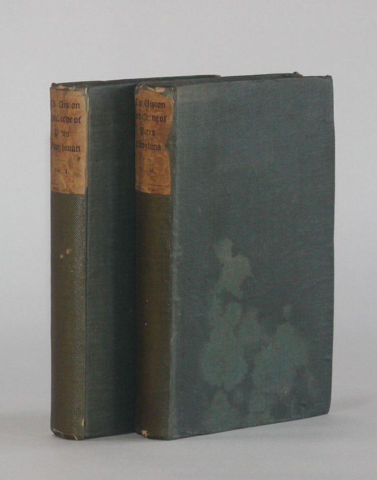 Item #6436 [William Pickering] THE VISION AND THE CREED OF PIERS PLOUGHMAN, Newly Imprinted. William Langland, Thomas Wright.