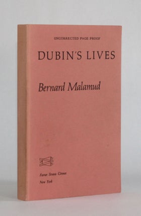 Item #6550 DUBIN'S LIVES [Uncorrected Page Proofs]. Literature, Bernard Malamud