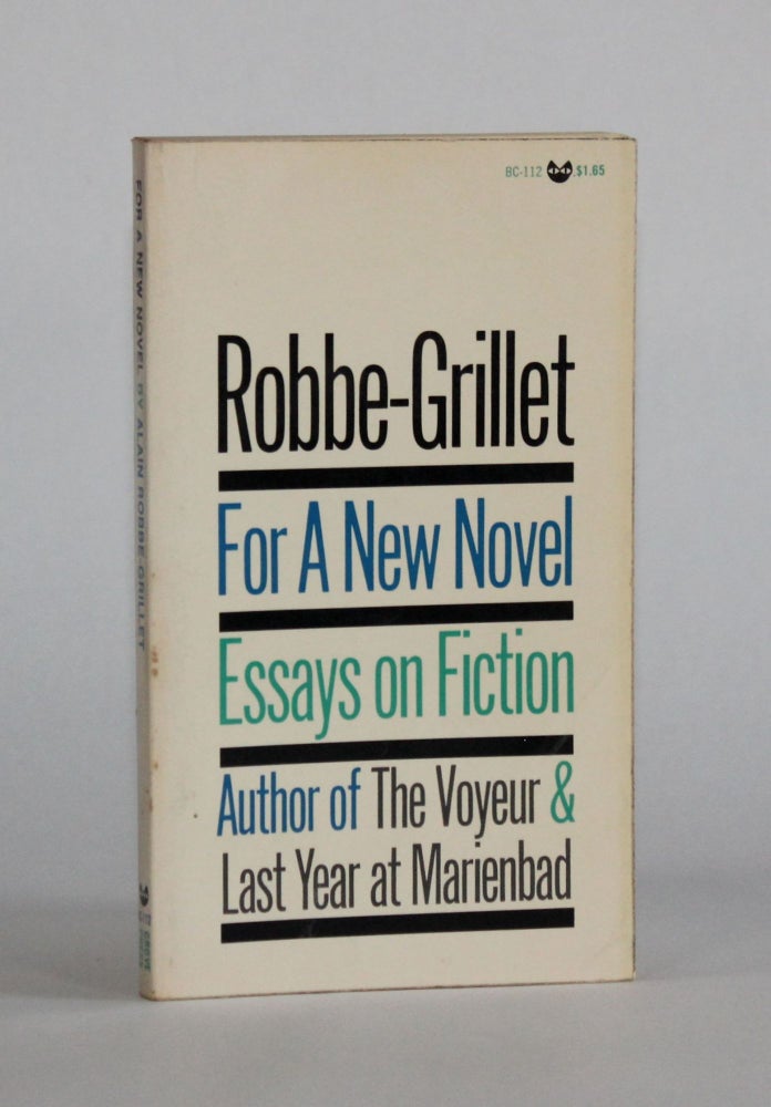 Item #6632 FOR A NEW NOVEL: Essays on Fiction. Alain | Robbe-Grillet, Richard Howard.
