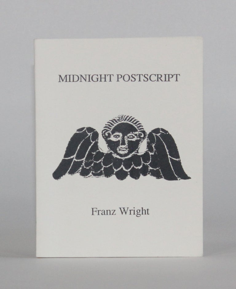 Item #6684 [Chapbook] MIDNIGHT POSTSCRIPT. Literature, Franz | title page Wright, Martha McCollough.