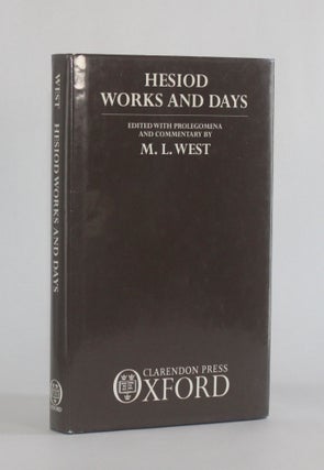 Item #6826 HESIOD: WORKS & DAYS. Hesiod |, M. L. West