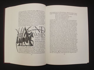 [Golden Cockerel Press. Folio Society Facsimile] THE FOUR GOSPELS OF THE LORD JESUS CHRIST According to the Authorized Version of King James I
