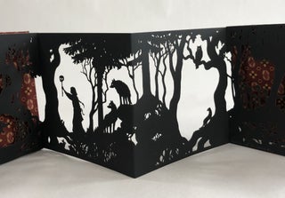 [Artist Book] Vasilisa and the Witch's Fire: A Papercut Re-Telling of Vasilisa the Beautiful's Flight from the Hut of Baba Yaga the Witch