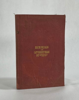 Item #7159 MEMORIALS OF CAPTAIN HEDLEY VICARS, NINETY-SEVENTH REGIMENT. By the Author of "The...