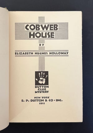 COBWEB HOUSE (Dutton Clue Mystery)