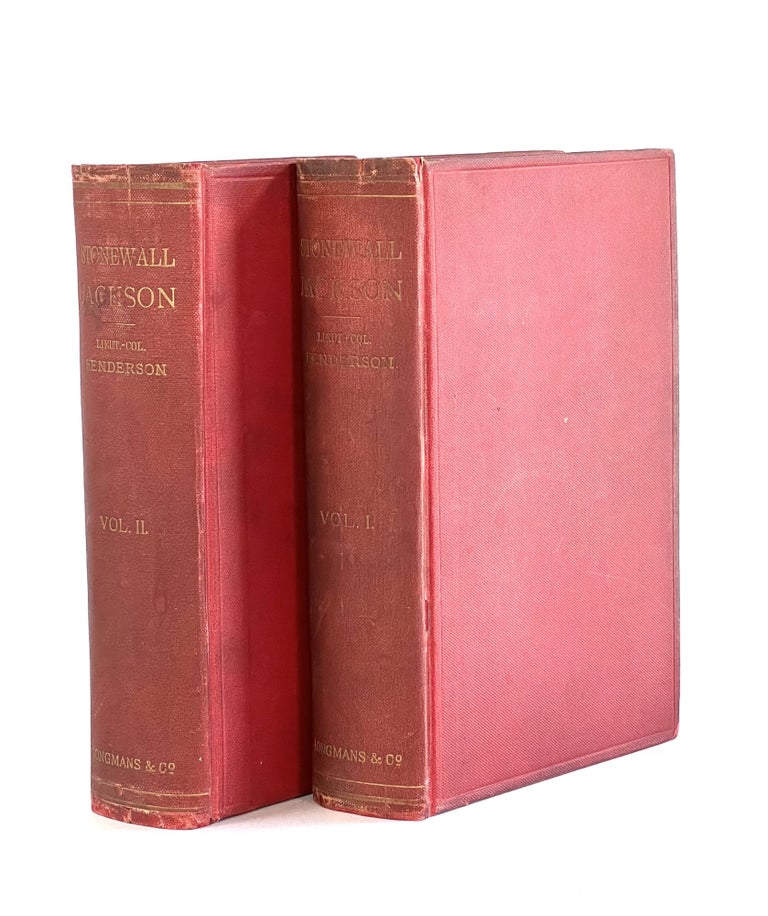 Item #7264 [Confederate General William H. Payne's copy] STONEWALL JACKSON AND THE AMERICAN CIVIL WAR (2 Volumes, Complete). Americana, G. F. R. Henderson.