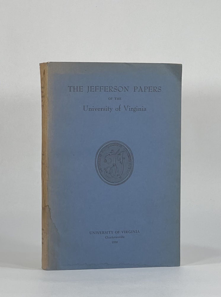 Item #7454 THE JEFFERSON PAPERS OF THE UNIVERSITY OF VIRGINIA (University of Virginia Bibliographical Series Number 8). Constance E. Thurlow, Francis L. Berkley Jr.