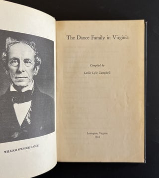 THE DANCE FAMILY IN VIRGINIA