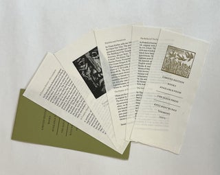 GROUP OF SIX JANUS PRES CATALOGUES AND PROSPECTUSES