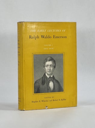 Item #7663 THE EARLY LECTURES OF RALPH WALDO EMERSON: Volume I, 1833-1836. Ralph Waldo | Emerson,...