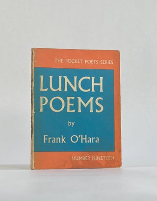 Item #7964 LUNCH POEMS (Pocket Poets Series, Number Nineteen). Frank O'Hara