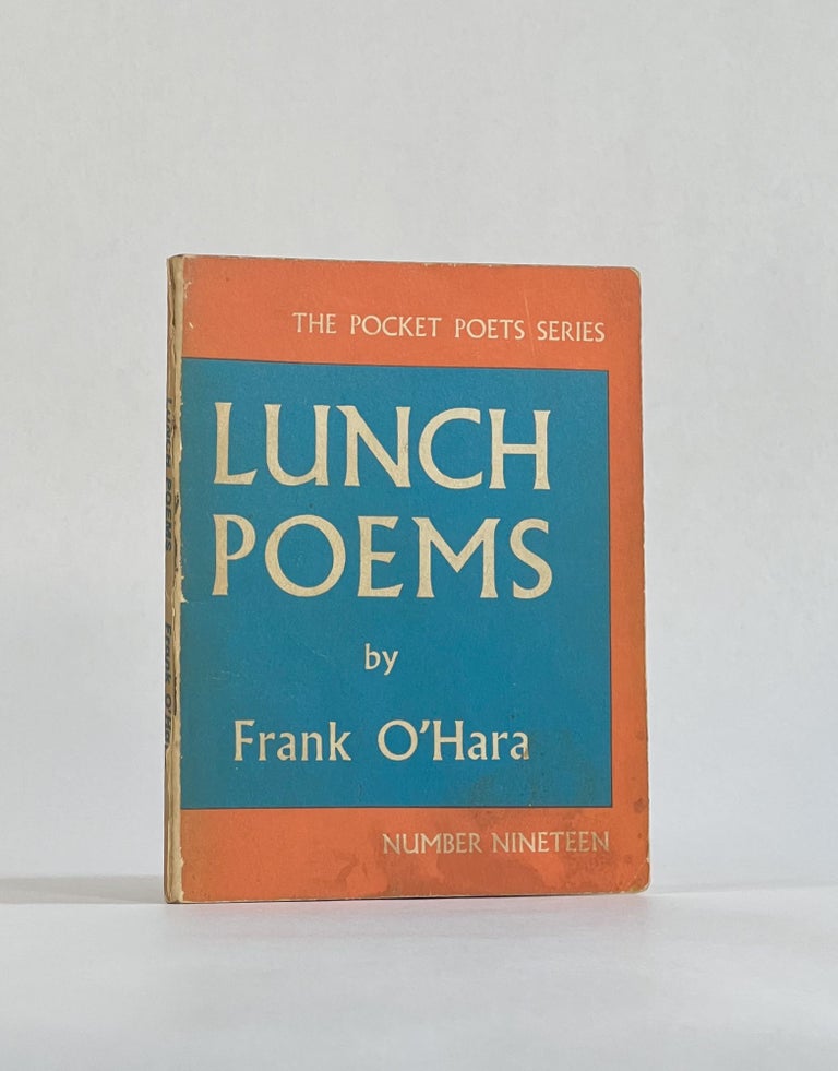 Item #7964 LUNCH POEMS (Pocket Poets Series, Number Nineteen). Frank O'Hara.
