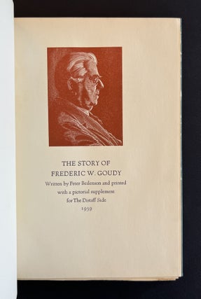 THE STORY OF FREDERIC W. GOUDY