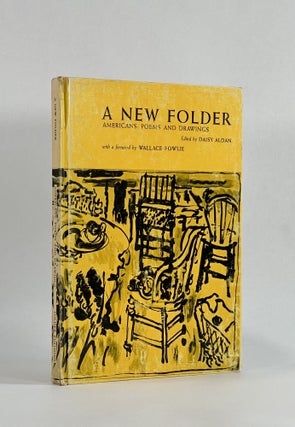 Item #8096 A NEW FOLDER: AMERICANS: POEMS AND DRAWINGS. Daisy Aldan, Allen Ginsberg | poetical...