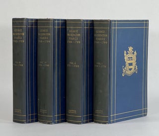 Item #8133 THE DIARIES OF GEORGE WASHINGTON, 1748-1799 (4 Volumes, Complete). George |...