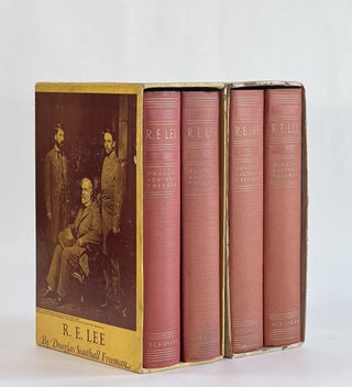Item #8237 R. E. LEE: A BIOGRAPHY (4 Volumes, Complete). Douglas Southall Freeman