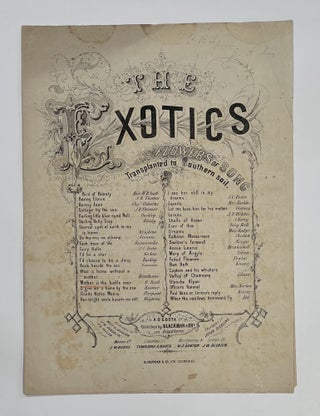 Item #8406 [Confederate Imprint] [Sheet Music] MOTHER IS THE BATTLE OVER? (The Exotics; Flowers...