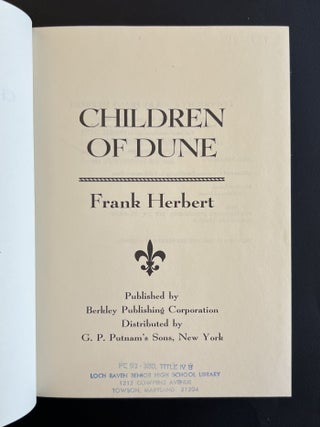 CHILDREN OF DUNE