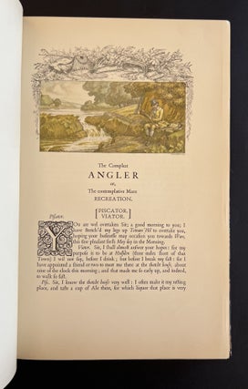The Compleat Angler, or the Contemplative Man's Recreation, being a Discourse of Fish and Fishing not Unworthy of Perusal of most Anglers