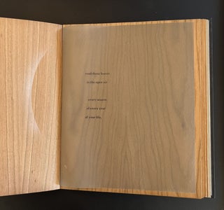 Complete Instructions: Excerpted from the Preface of Leaves of Grass, 1855 Edition